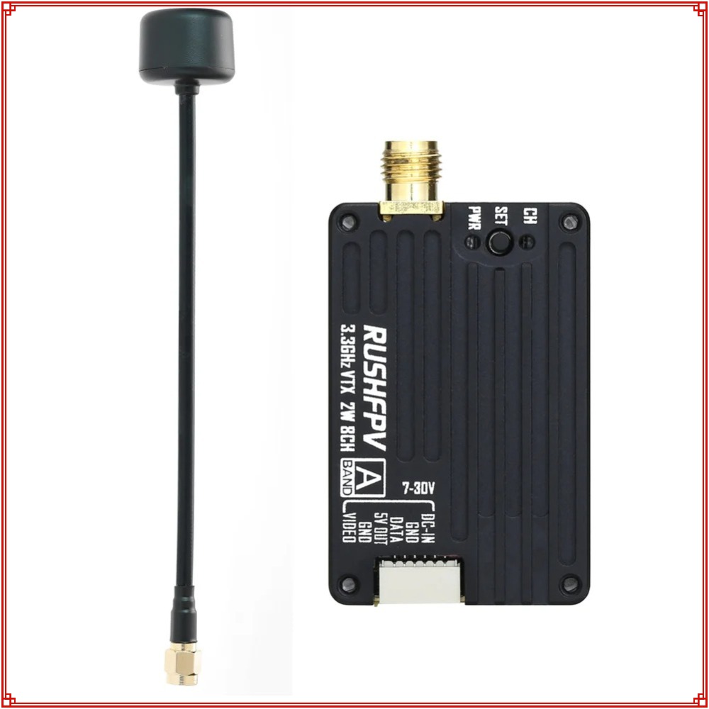 Drone Antenna - Nowy nadajnik RUSHFPV 3.3G 2W VTX