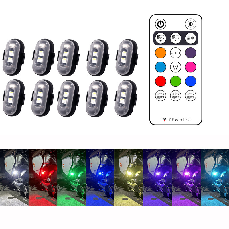 Drone Led Light - 10x4x8 kolorów bezprzewodowy światło stroboskopowe dron