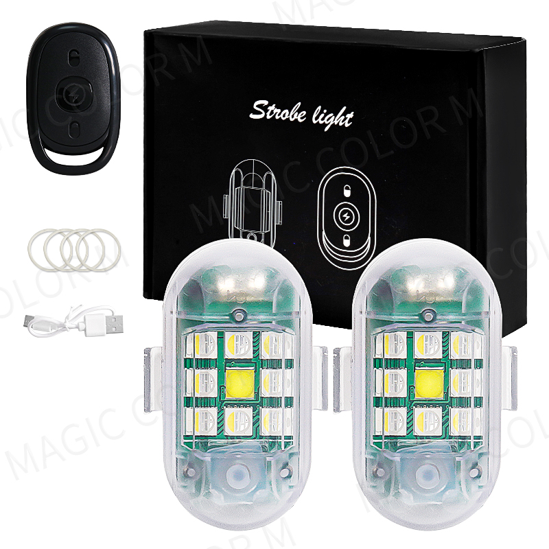 Drone Led Light - 2 sztuk bezprzewodowy światło stroboskopowe LED