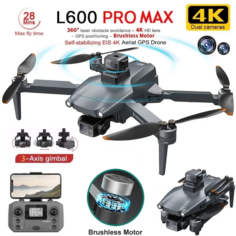 Drone Gps Module - L600 PRO MAX GPS Drone Profesjonalny