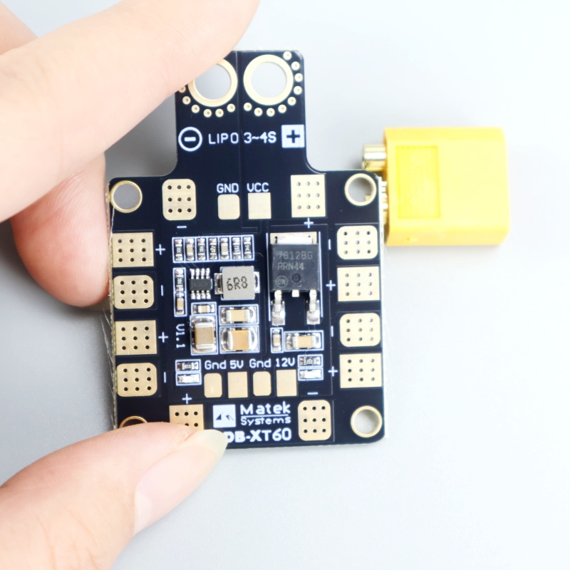 Drone Power Distribution Board - Matek Systems PDB XT60 z BEC