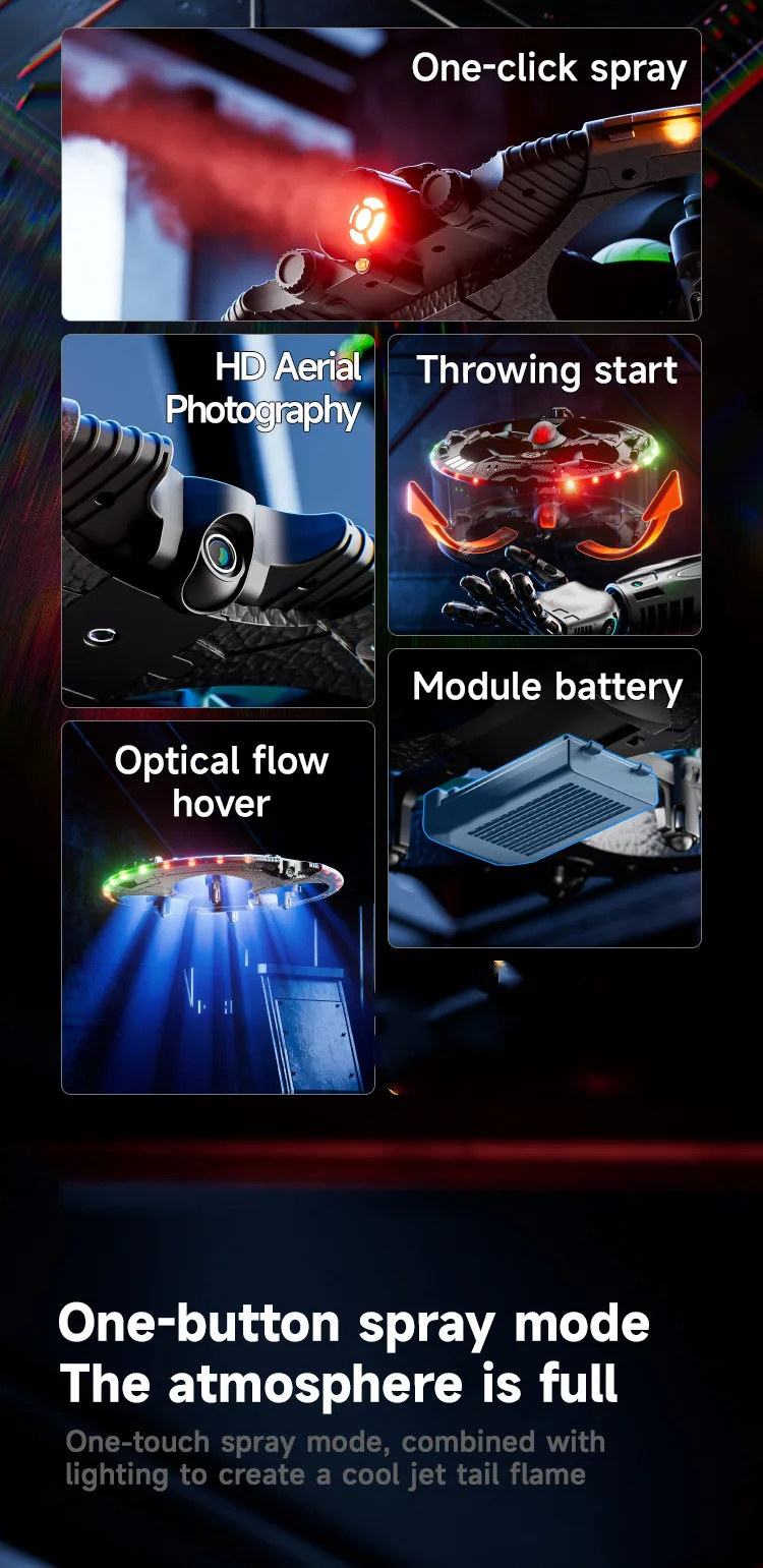 Drone Led Light - Dron 8K WIFI FPV RC Mini