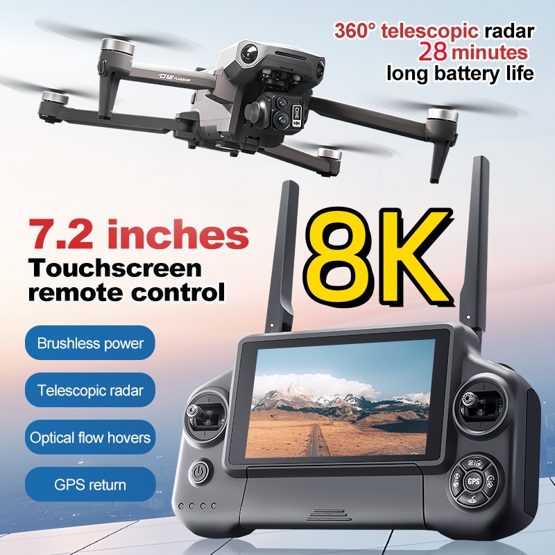 Dron RC z 3-osiowym gimbalem 8 – Drone Gps Module recenzja i cena