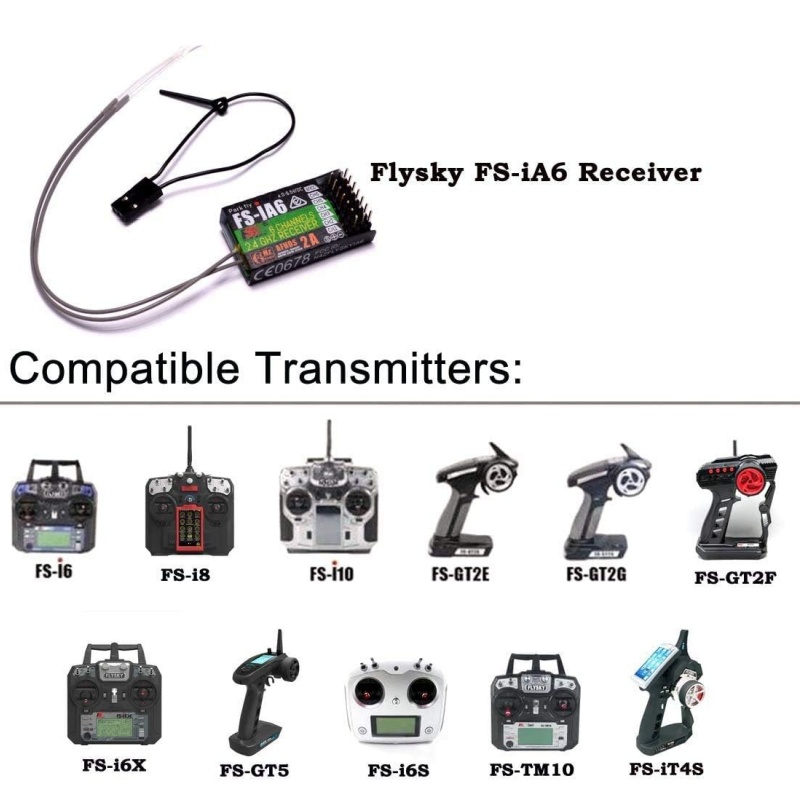 Odbiornik Flysky FS-IA6 6-kana – Drone Antenna recenzja i cena