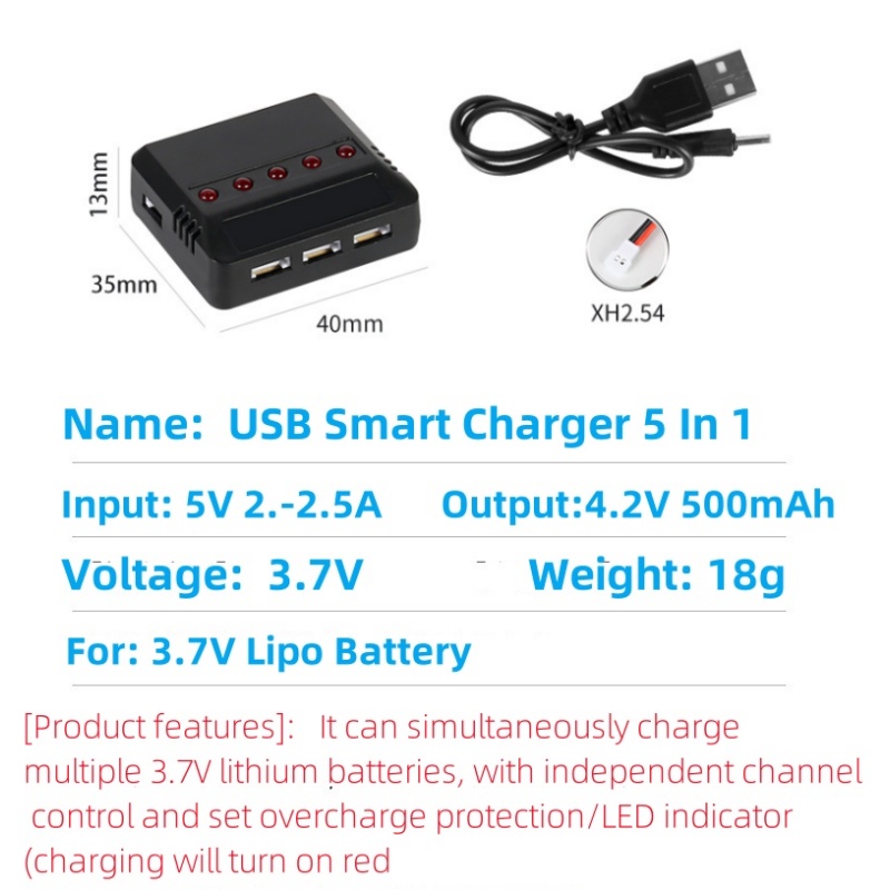 Syma X5HW X5HC X5C X5SW 3.7V 5 – Drone Charger recenzja i cena