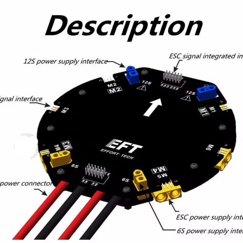 Płyta dystrybucji zasilania EF – Drone Battery recenzja i cena