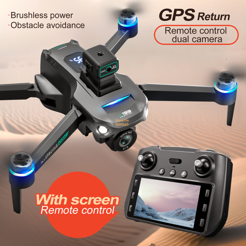 Podwójna kamera 8K 5G WIFI FPV – Drone Gps Module recenzja i cena