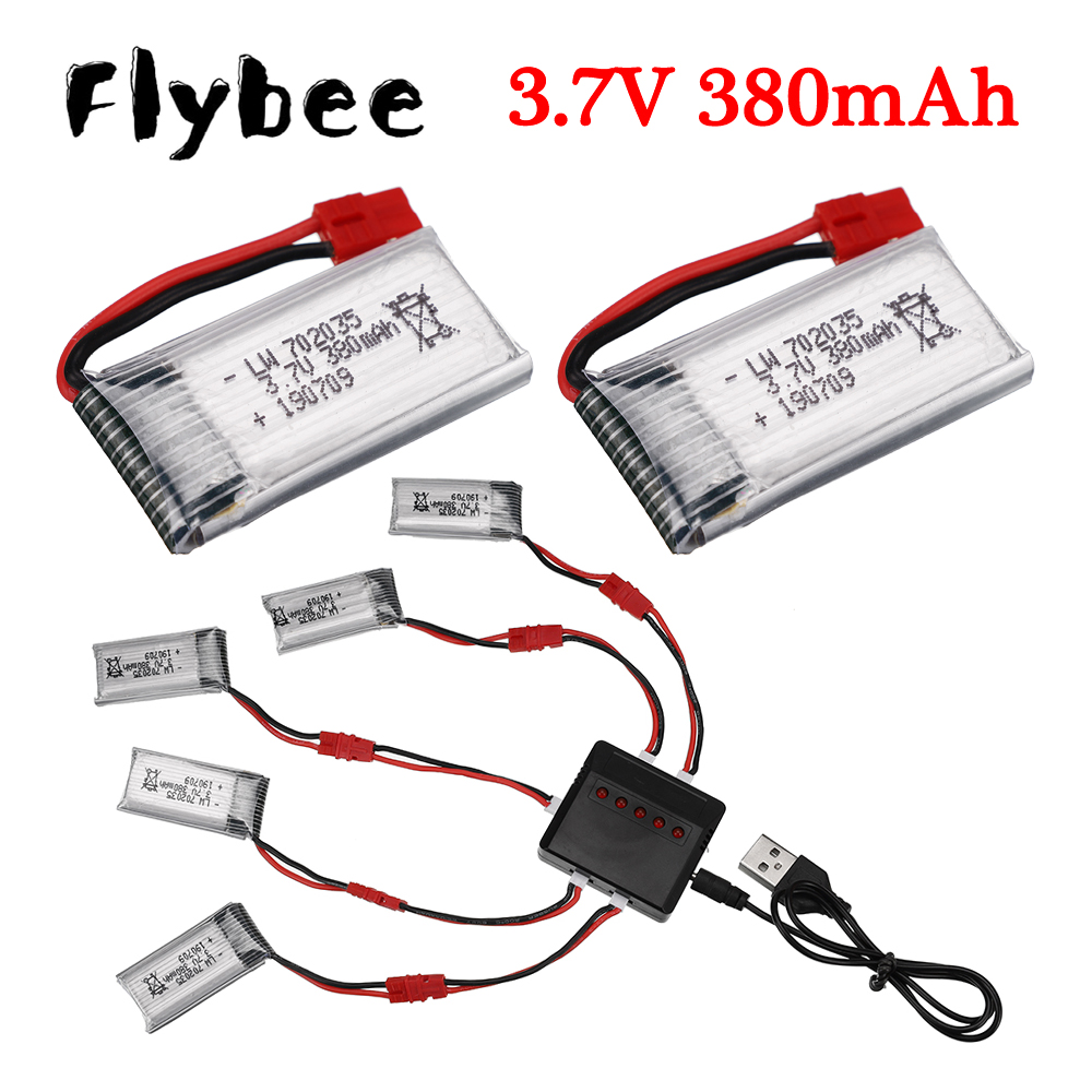 3.7V 380mAh akumulator z ładow – Drone Charger recenzja i cena