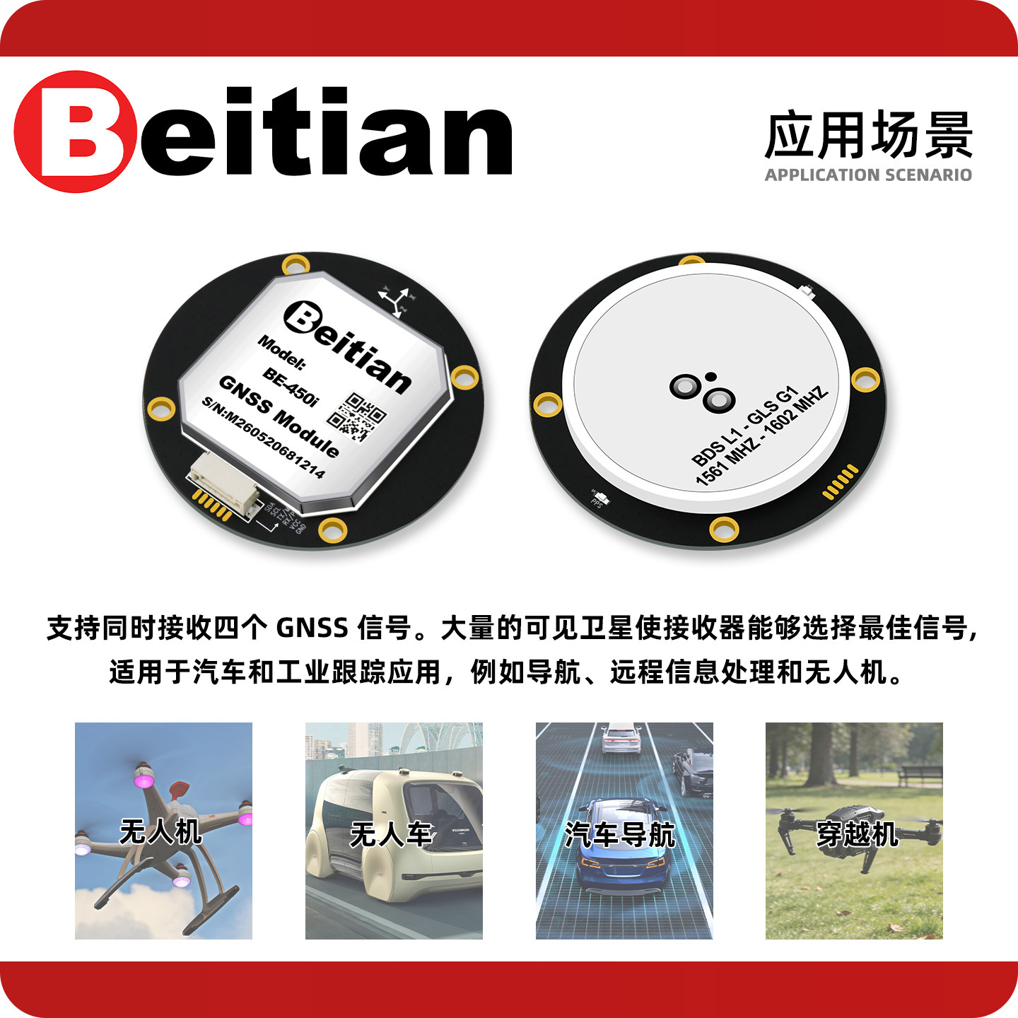 Moduł GPS Beidian BE-450I BK-4 – Drone Gps Module recenzja i cena